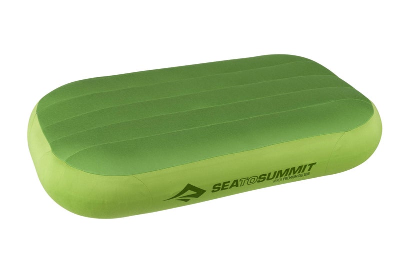 Sea to Summit Aeros Premium Inflatable Travel Pillow, Deluxe (22 x 14), Lime - Image 1